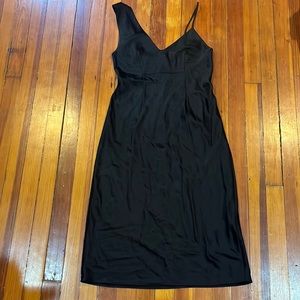 Black satin t by Alexander wang dress